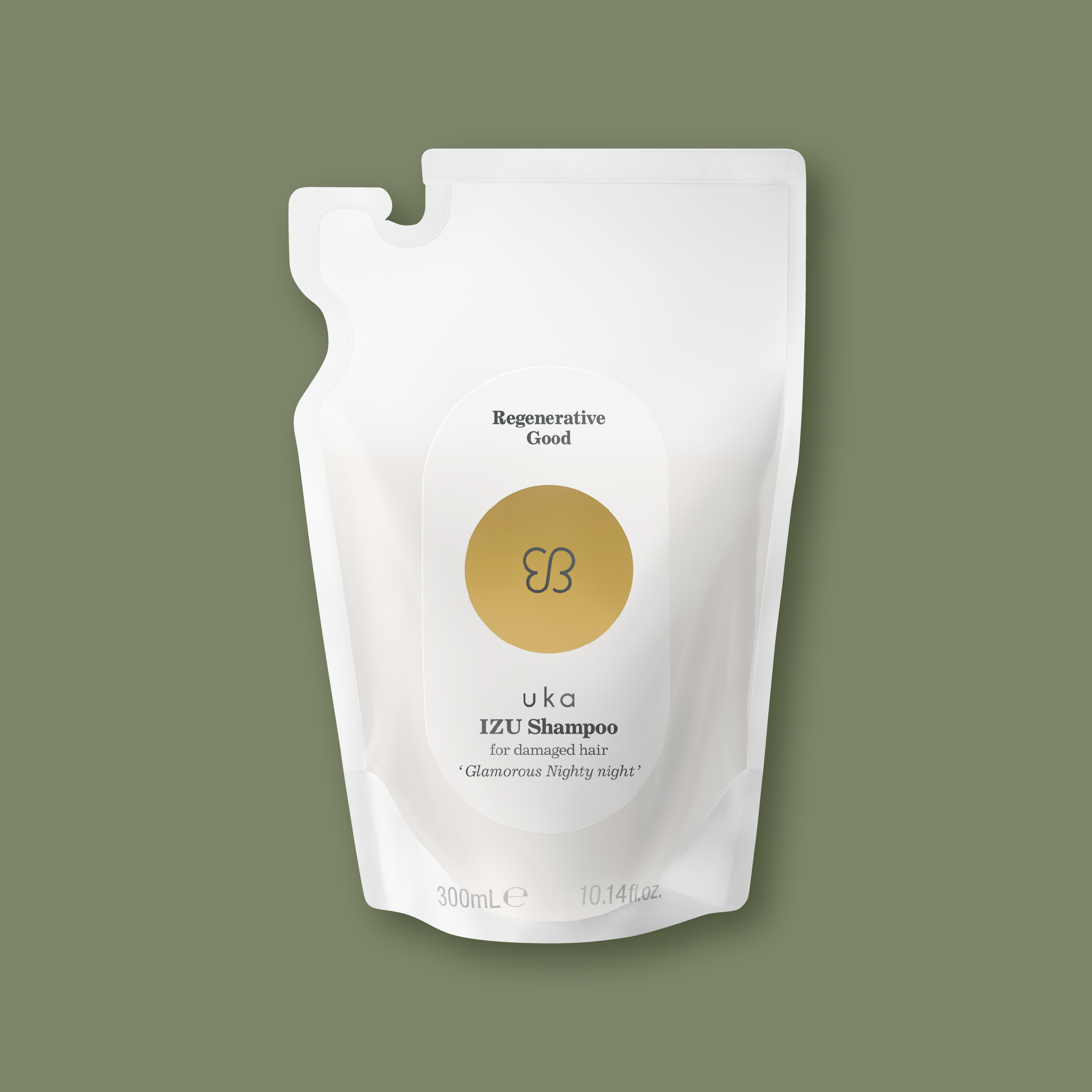 ☆新品・未開封☆シャイカー付きHealthy Beauty きな粉ラテ味 uka IZU Shampoo for damaged hair 'Glamorous Nighty night